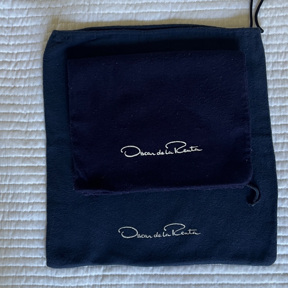 Oscar de la Renta Dust Bags Shoes   
Handbag Accessories Felt VGUC